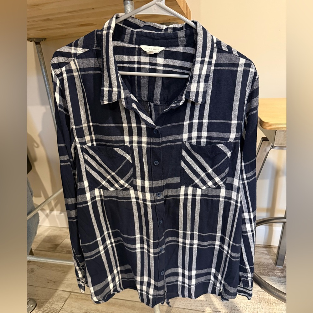 Lucky Brand Button Up Flannel